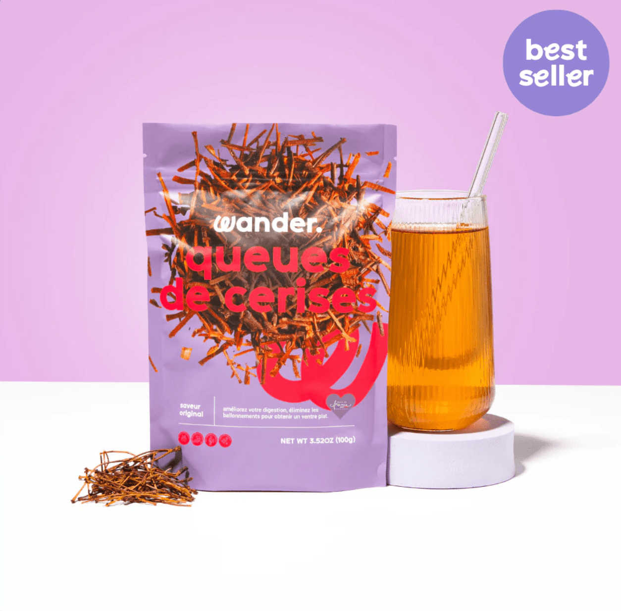 Mini Queue de Cerise - Pêche