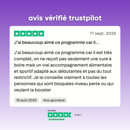 box challenge 21 jours boost